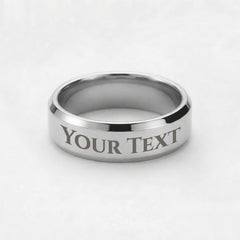 Classically simple design; engraved with your personal sentiments