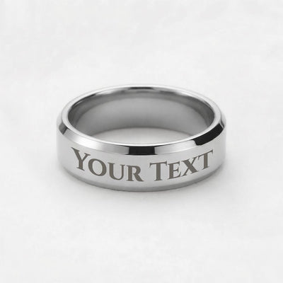 Classically simple design; engraved with your personal sentiments