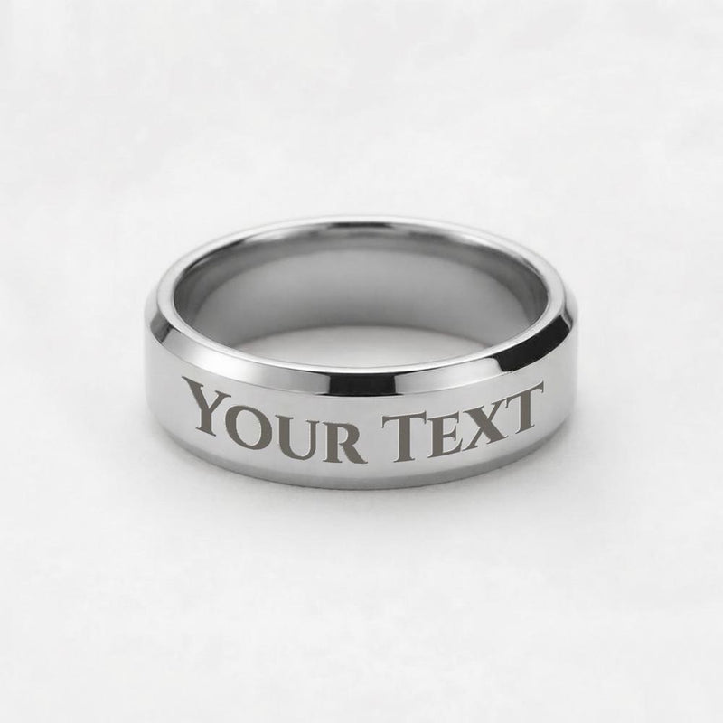 Classically simple design; engraved with your personal sentiments