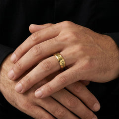 Classically simple design; engraved with your personal sentiments
