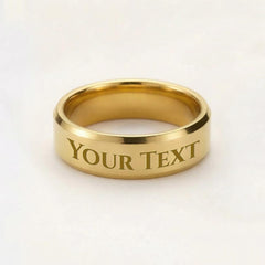 Classically simple design; engraved with your personal sentiments