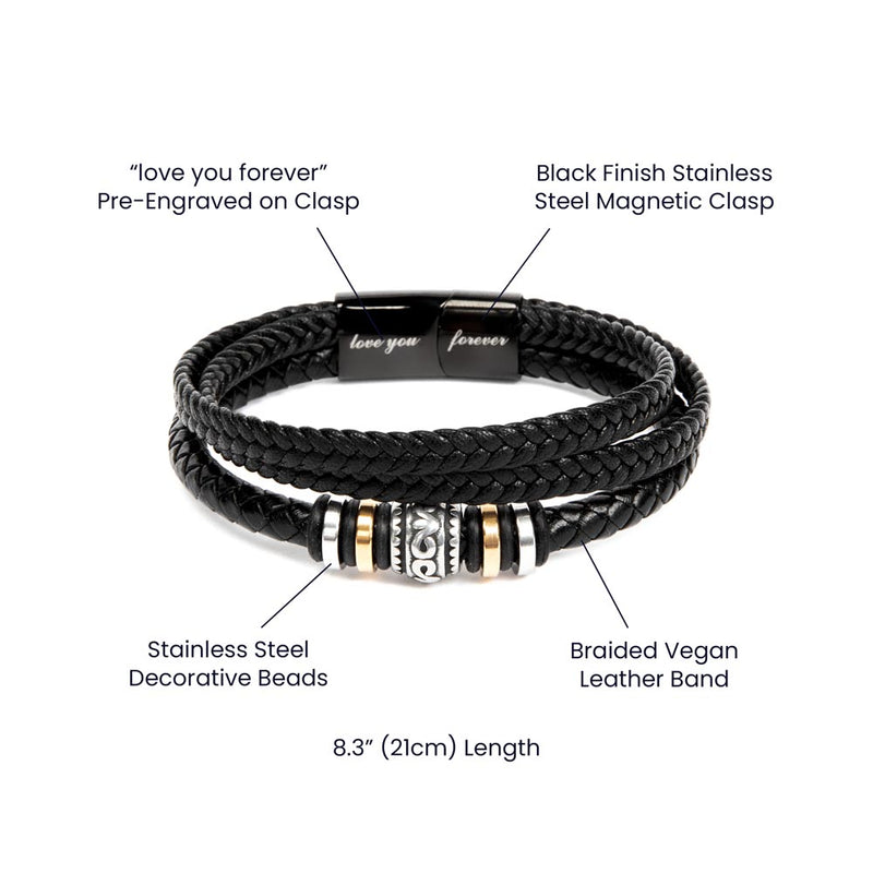 Love You Forever Believe Deep (To My Grandson) – Bracelet